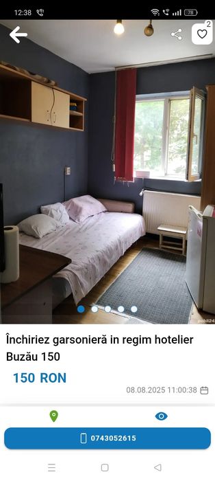 Închiriez apartament in regim hotelier BUZĂU  300 NEGOCIABIL