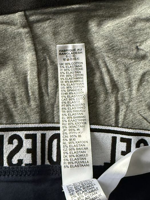 Diesel set 3 boxeri gri-negru-bleumarin marimea XL noi originali