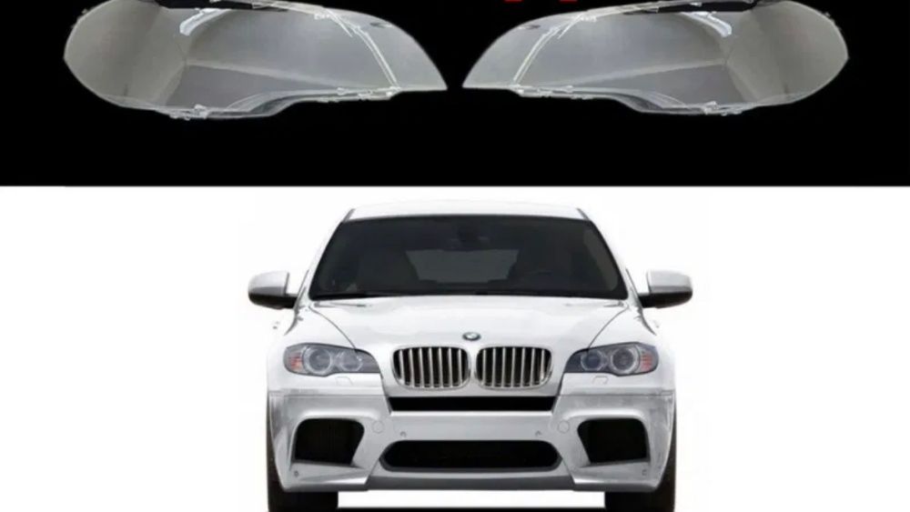 Капаk/стъкло за десен фар за BMW E70 X5