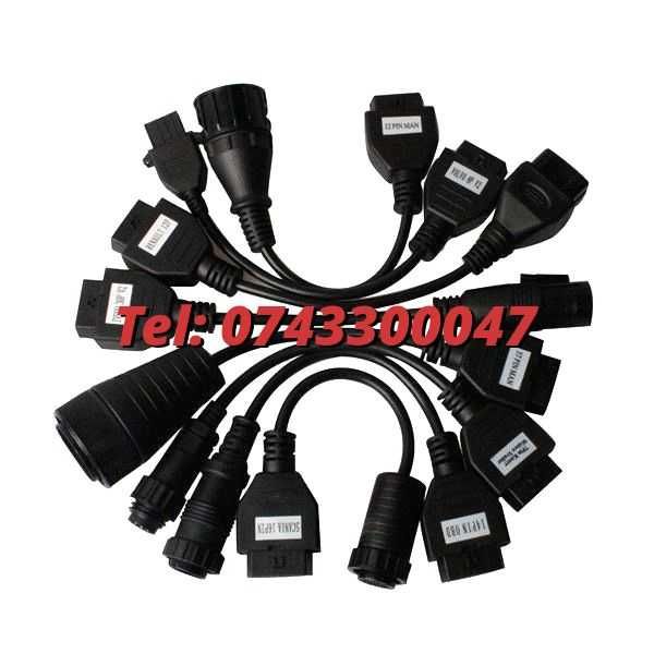 Kit Set 8 Cabluri Adaptoare Obd2 Autocom Delphi Camioane