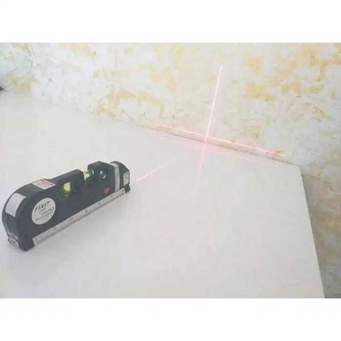 Лазерен нивелир за майстори Laser Level Pro 3 с ролетка 2,5 м, 3 лъча