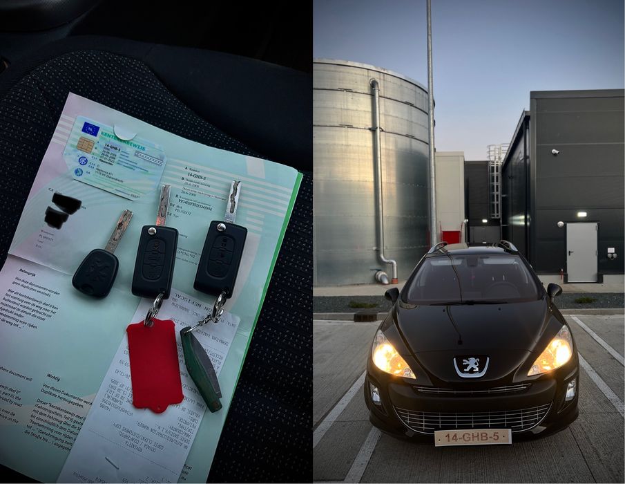 Peugeot 308 1.6i 120cp aspirat toate optiunile km reali