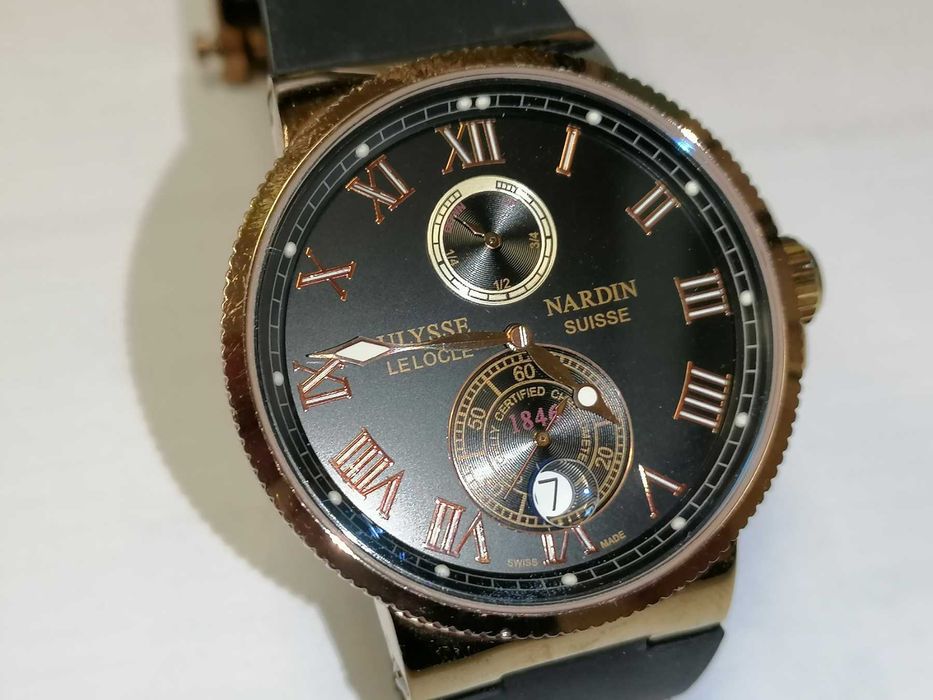 Уникален автоматичен часовник Ulysse Nardin Marine Chronograph