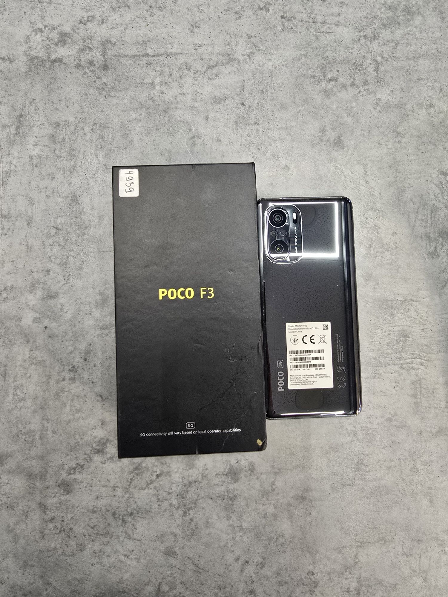 POCO F3 Night Black 8/256GB Перфектен!!!  Z-60