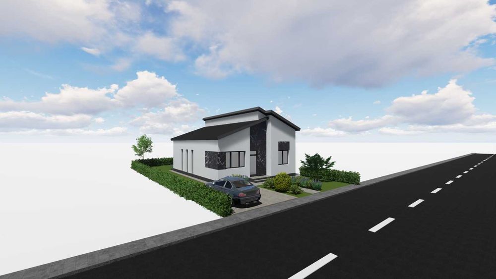Casa individuala pe parter ,Sanpetru,Brasov 178.700e