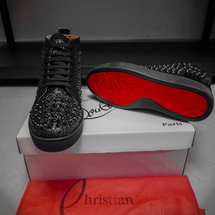 Adidasi Louboutin Full Black