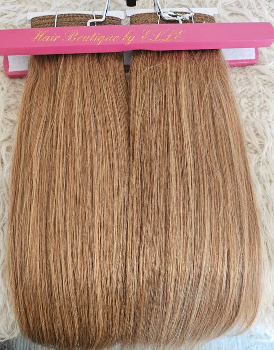 Естествена светлокестенява коса