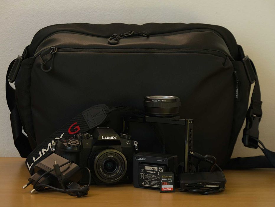 Фотоапарат Lumix G80 (Като Нов) + Аксесоари