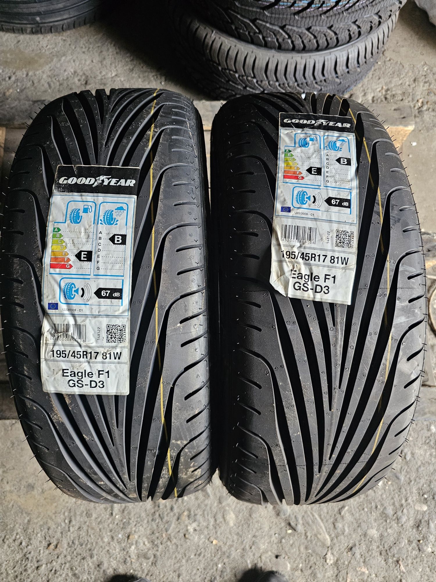 2 anvelope vara noi 195 45 17 Goodyear
