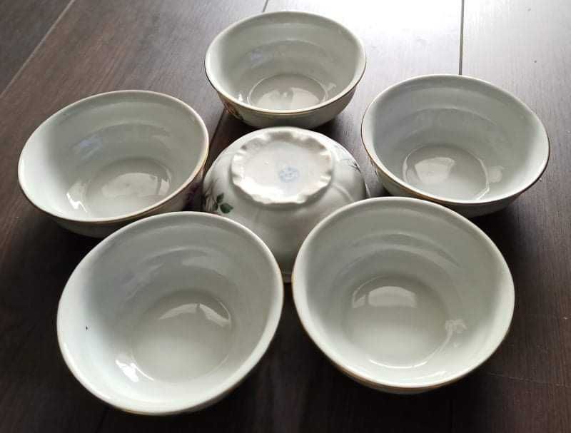 Set 6 boluri mici vintage ceramica