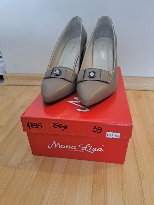 Дамски обувки от естествена кожа 39 размер