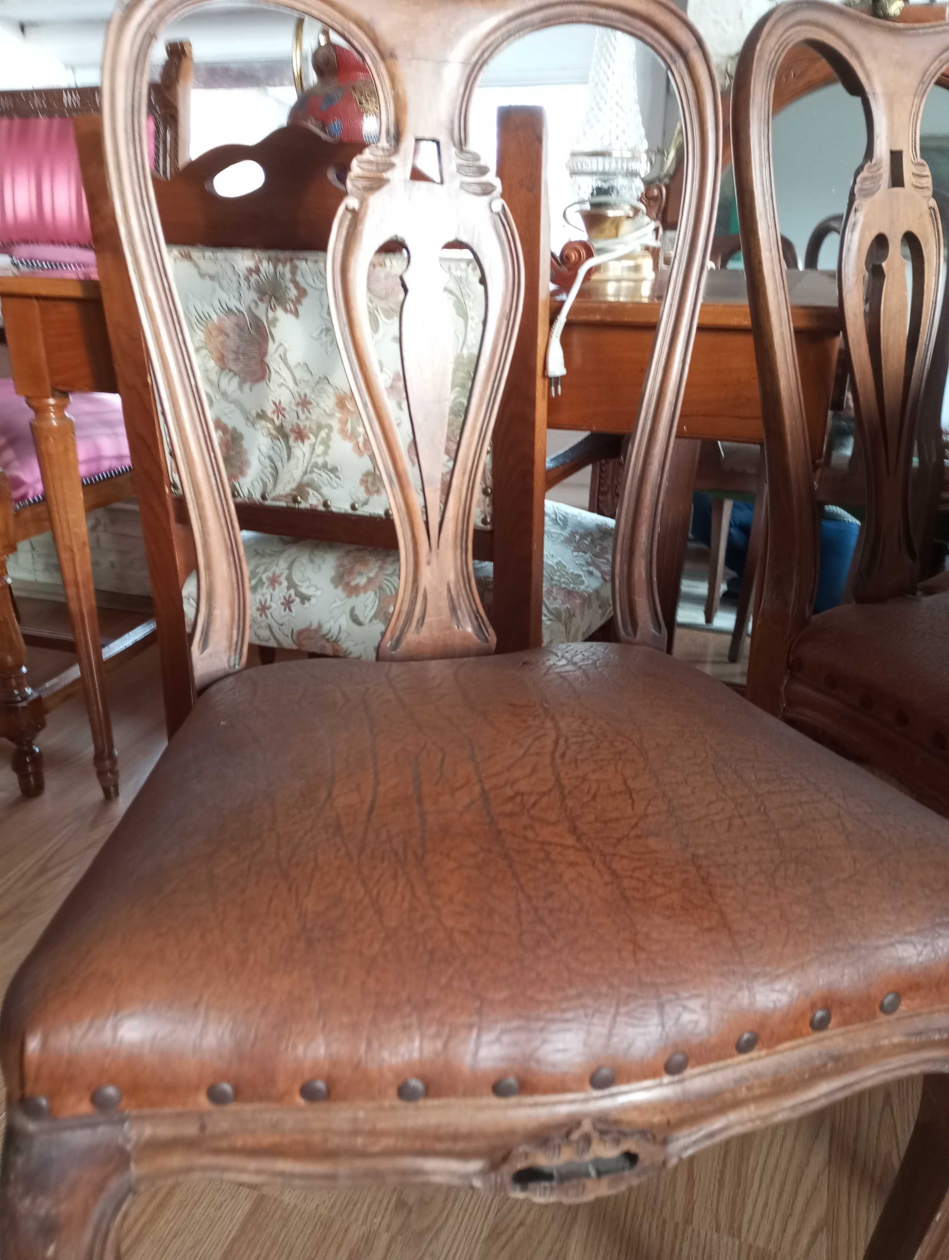 Set 8 scaune baroc antice vintage retro