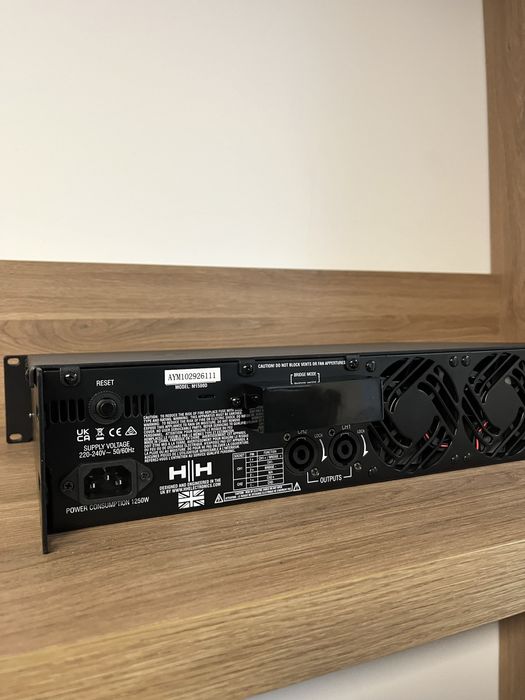 Amplificator Dual Terminal H&H M-1500D, 2 x 1500W, 4 Ohm -Nou!