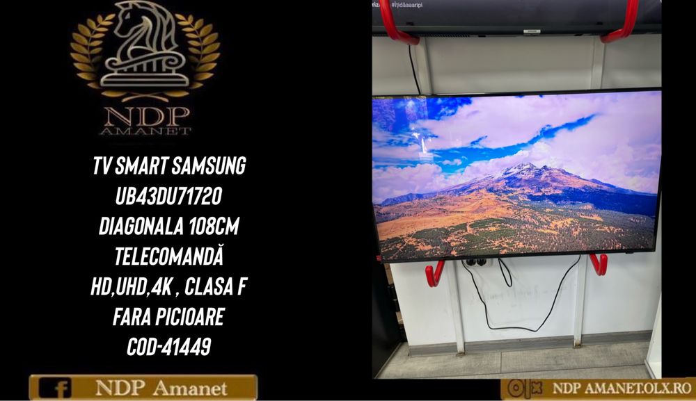 NDP Amanet Braila Smart TV Samsung 108 cm 4k (41449)