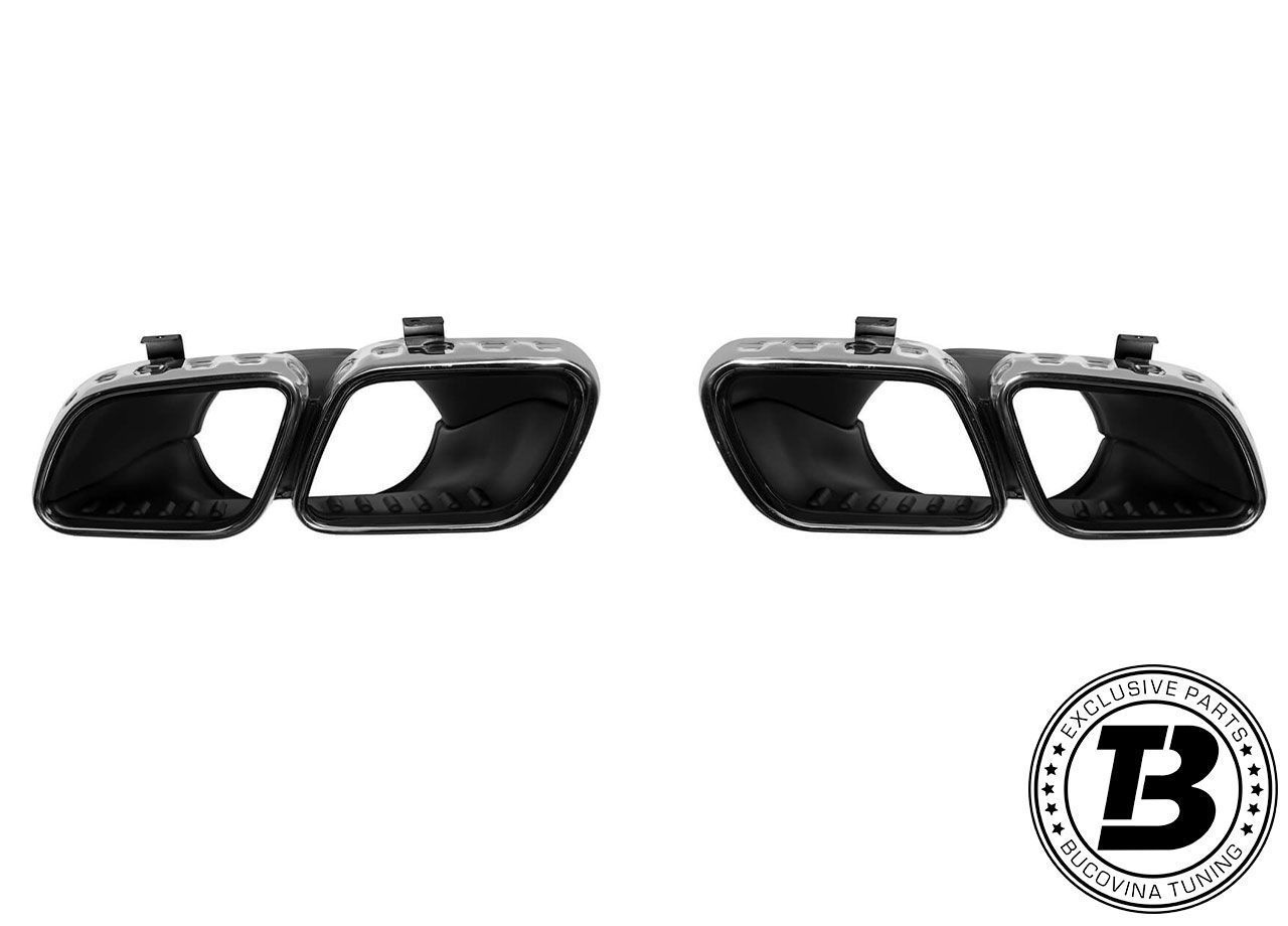 Difuzor Bara Spate cu Ornamente compatibil cu Mercedes GLE Coupe C167 GLE 63 Design