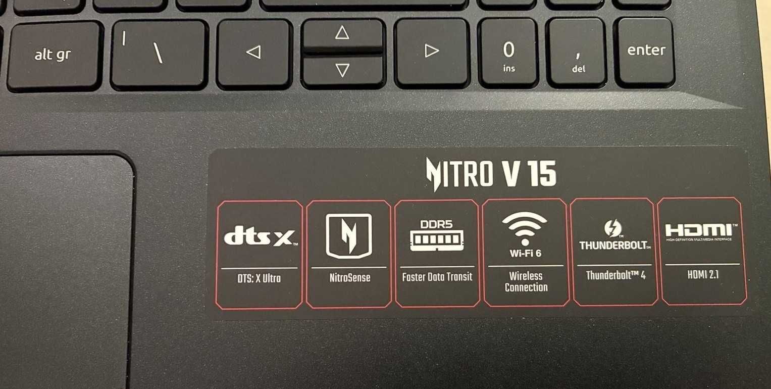Лаптоп Acer Nitro V15, ANV15-51-55LV - с гаранция до ноември 2026