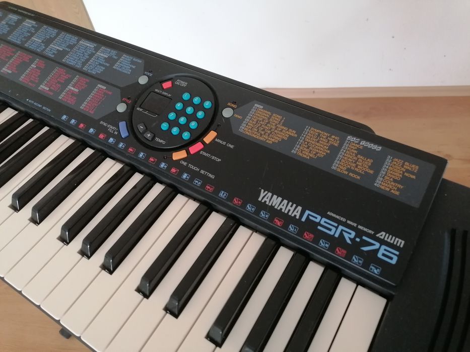 Yamaha PSR-76 Yamaha PSR-73 orgă electronică pian digital