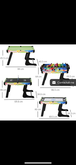 Masa de joc 4 in 1