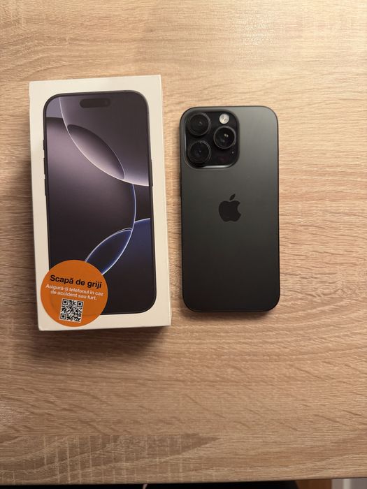 Iphone 16 PRO, 256 Gb, Garantie asigurare Orange