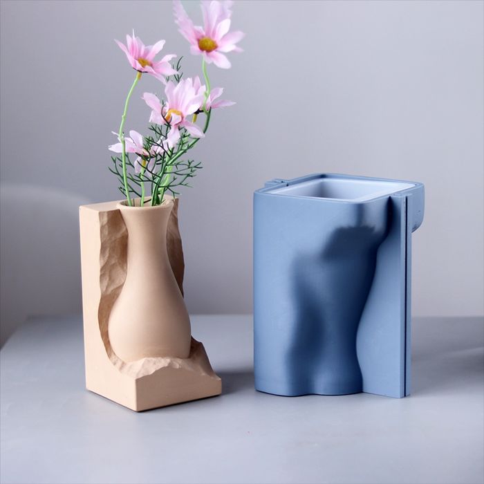 Силиконовая форма под вазу и декор