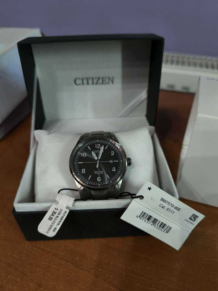 Часовник CITIZEN Eco Drive Titanium Чисто нов