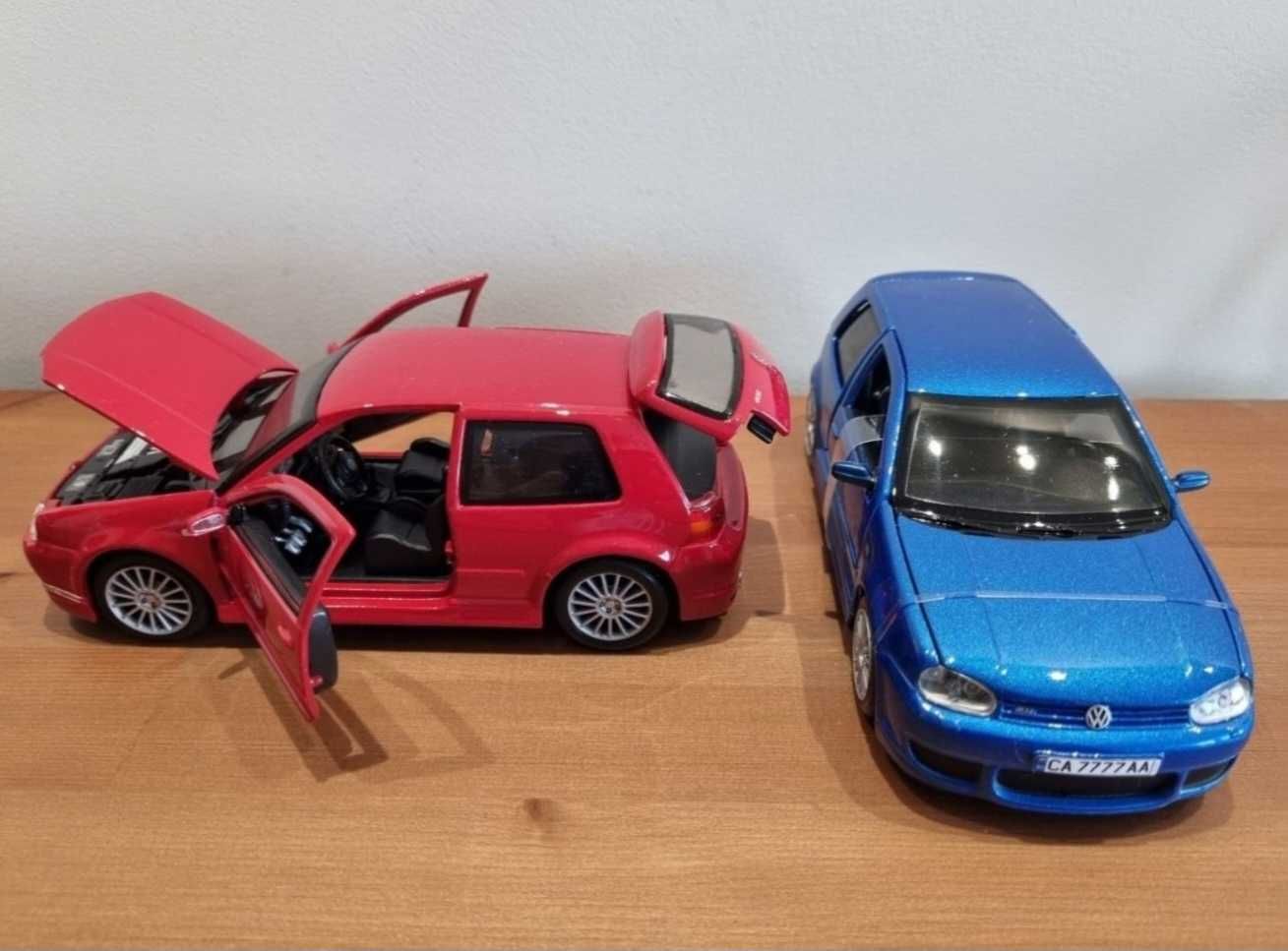 VW Golf 4 - мащаб 1:24 с рег. номер по избор