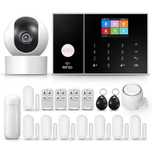 Sistem complet ALARMA WIFI sau SIM CARD, cu camera supraveghere