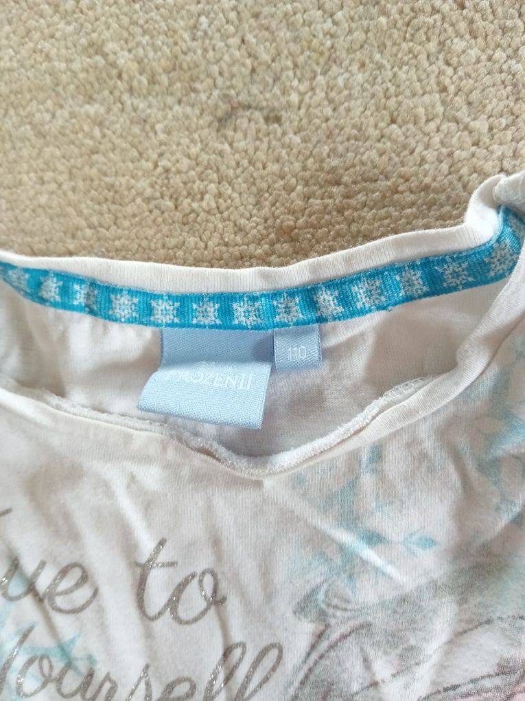 set bluza disney frozen 110 4 5 6 ani rochie rochita h&m vara nou