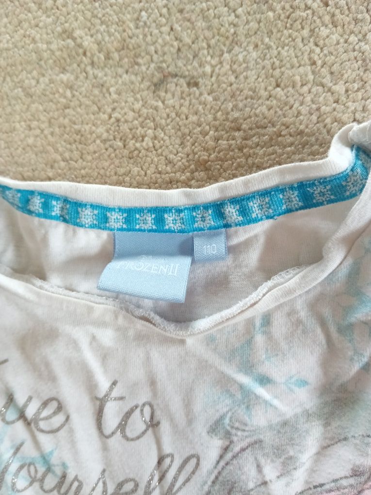 set bluza disney frozen 110 4 5 6 ani rochie rochita h&m vara nou