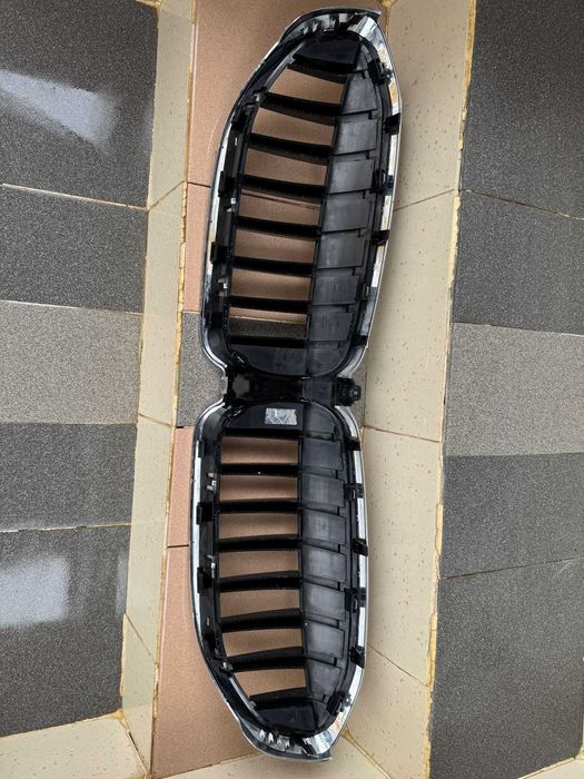 Set crom ornamente toba,Grila activa inferioara,Grila radiator BMW G20