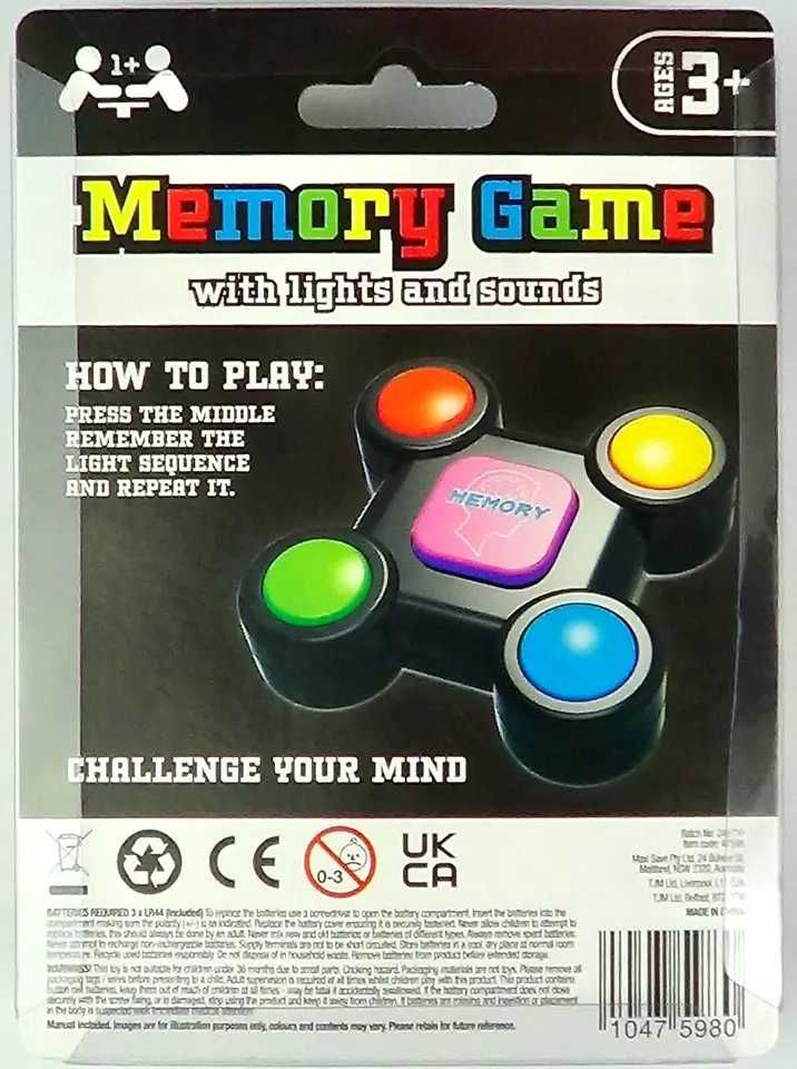 Логическа игра Игра за памет Memory Game със Светлина и звук