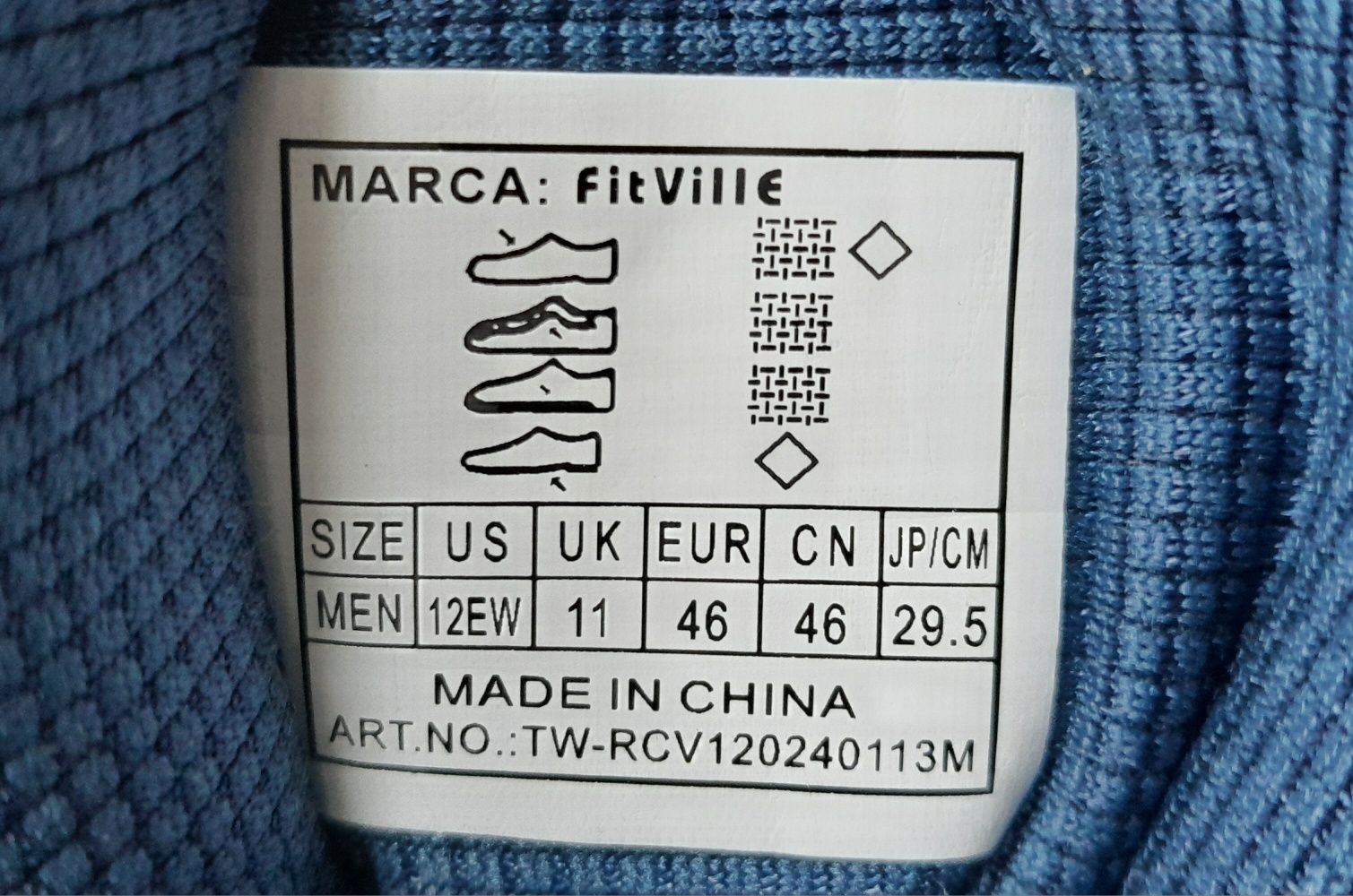 Мъжки маратонки Fitville номер 46 X-wide