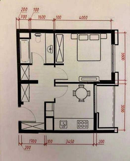 ЖК «Oz Mahal»
Новомосковская
1/4/16
Площадь: 41.5 м²