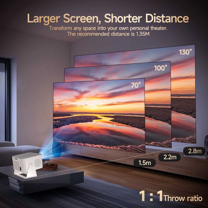 Смарт проектор Magcubic HY350MAX Android 14 900ANSI Wifi6 BT5.4