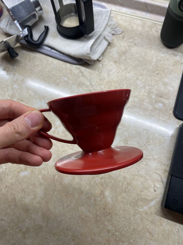 Воронка пуровер для кофе v60 hario 01