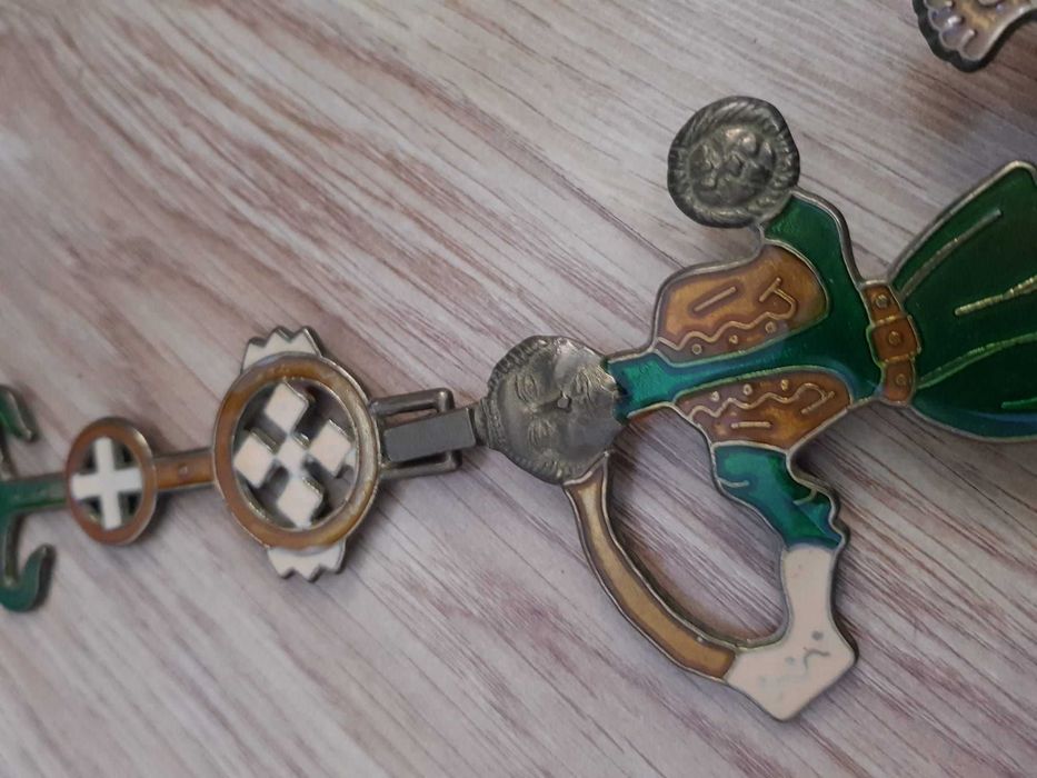 Donariu rusesc din bronz masiv si email