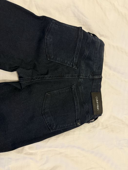 Blugi skinny talie medie Calvin Klein