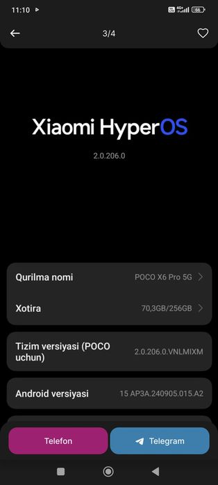 Poco x6 pro 5g 8/256