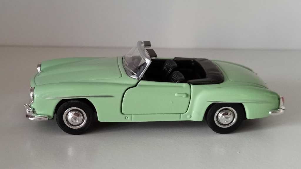 Macheta Mercedes-Benz 190 SL 1955 green - Welly 1/36