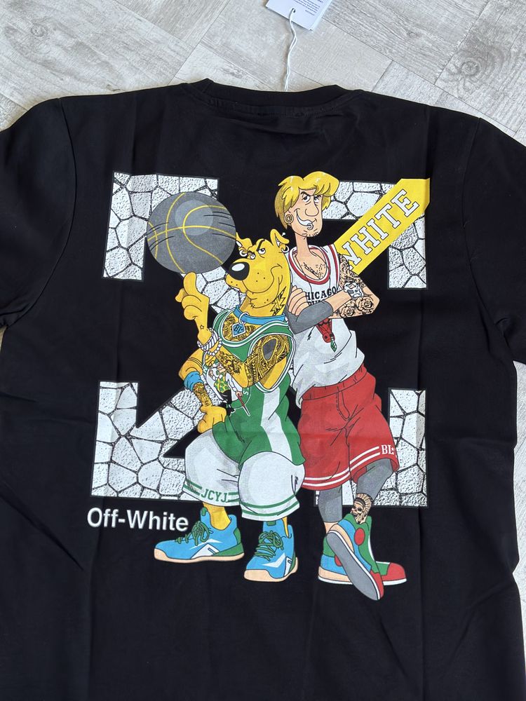 Tricou OFF White Scooby Do Premium