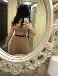Rochie de ocazie, midi beige/nude