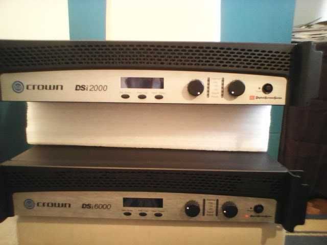amplificator  crown dsi 6000 ,2000 ,dynacord  dpa  electrovoice peavey