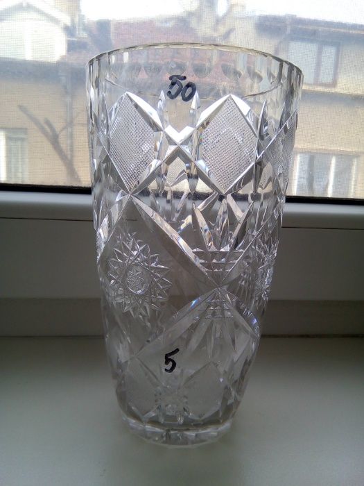 Кристални вази - чешки кристал