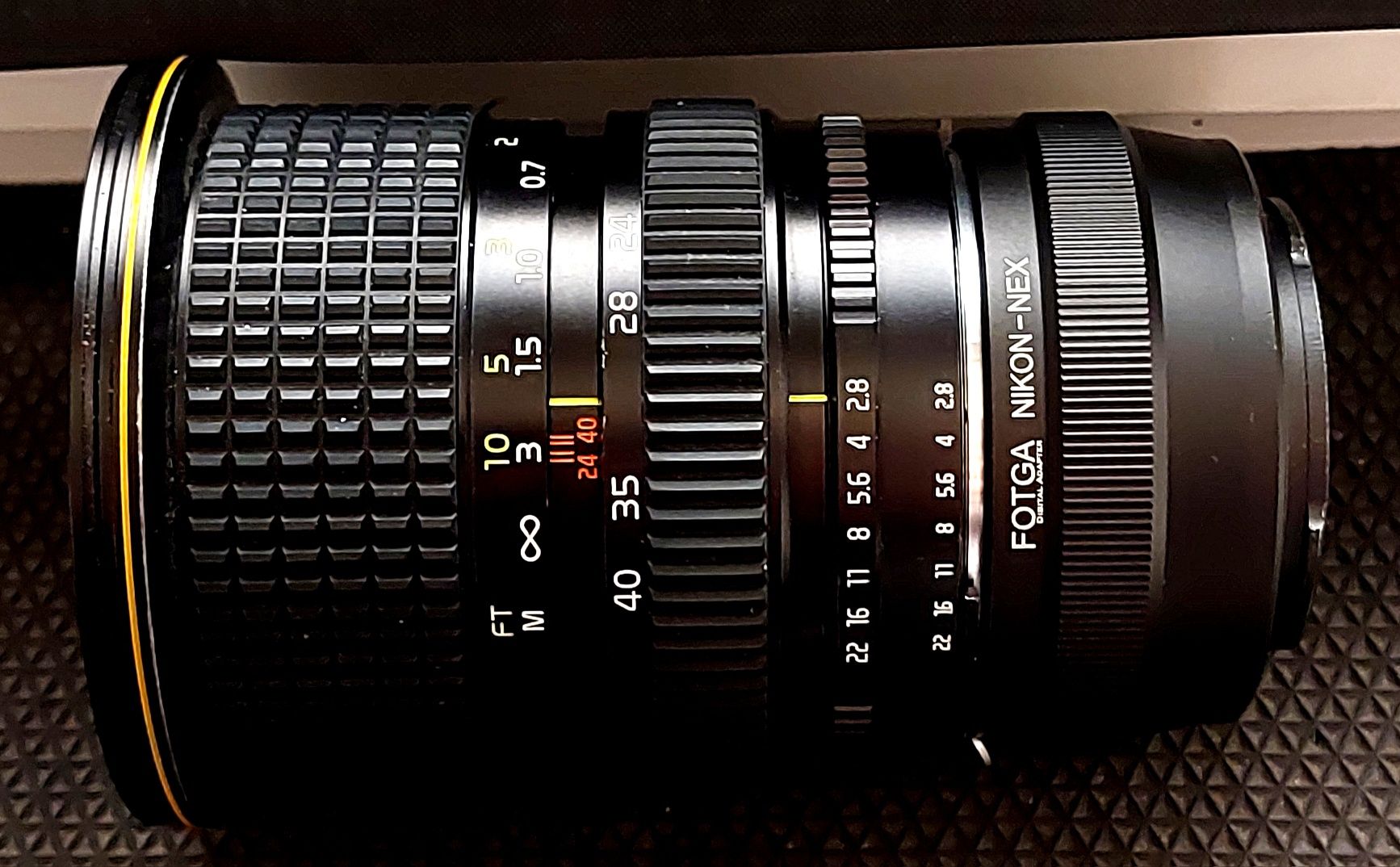 Filmare,Tokina manual At-x 24-40mm/ F2,8 JAPAN  adaptat SONY A7,Nex E