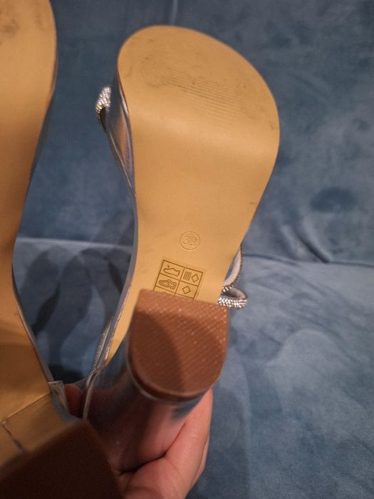 Pantofi toc cristale nr 39