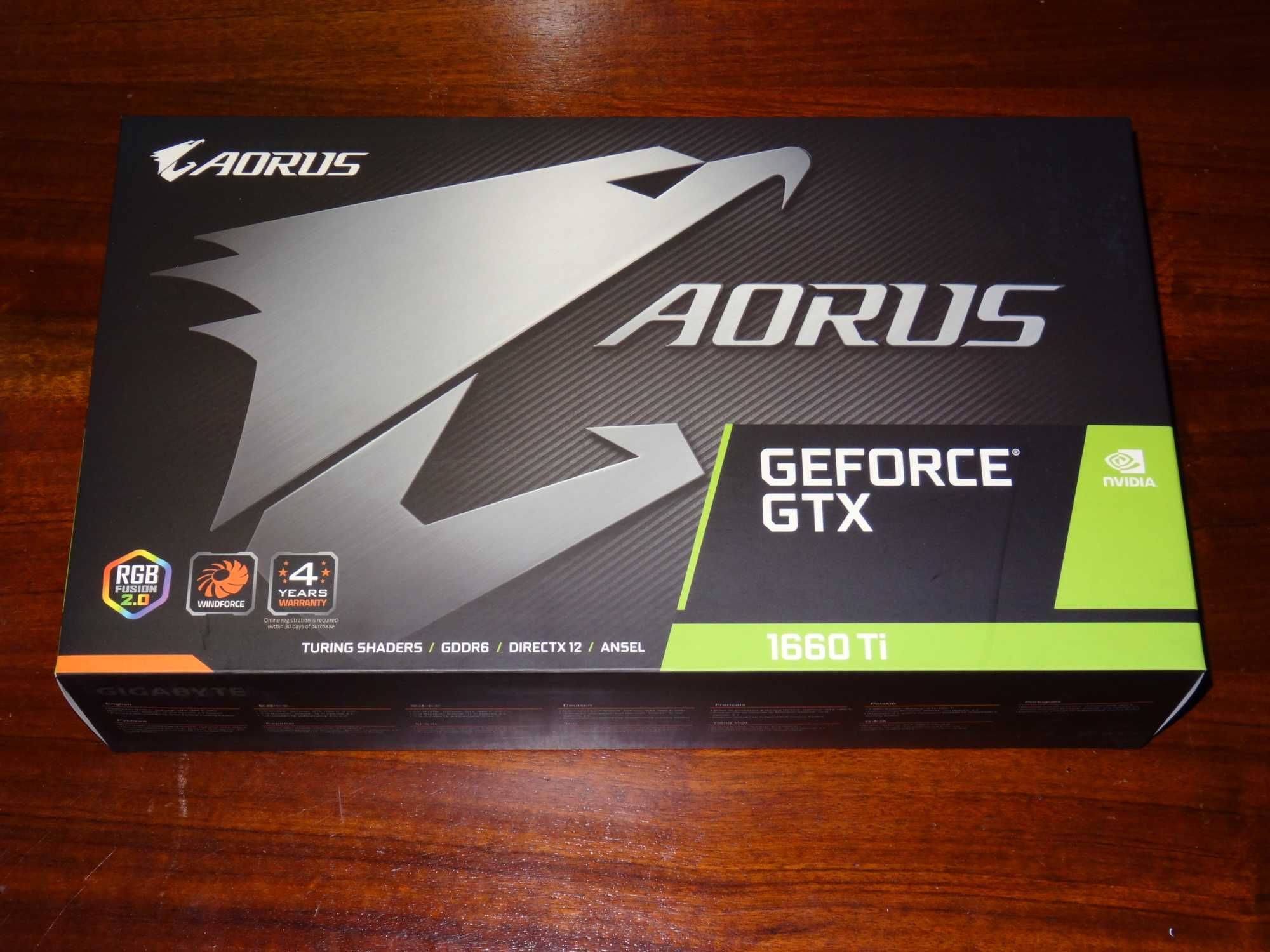 Placa video Gigabyte AORUS GTX 1660 TI