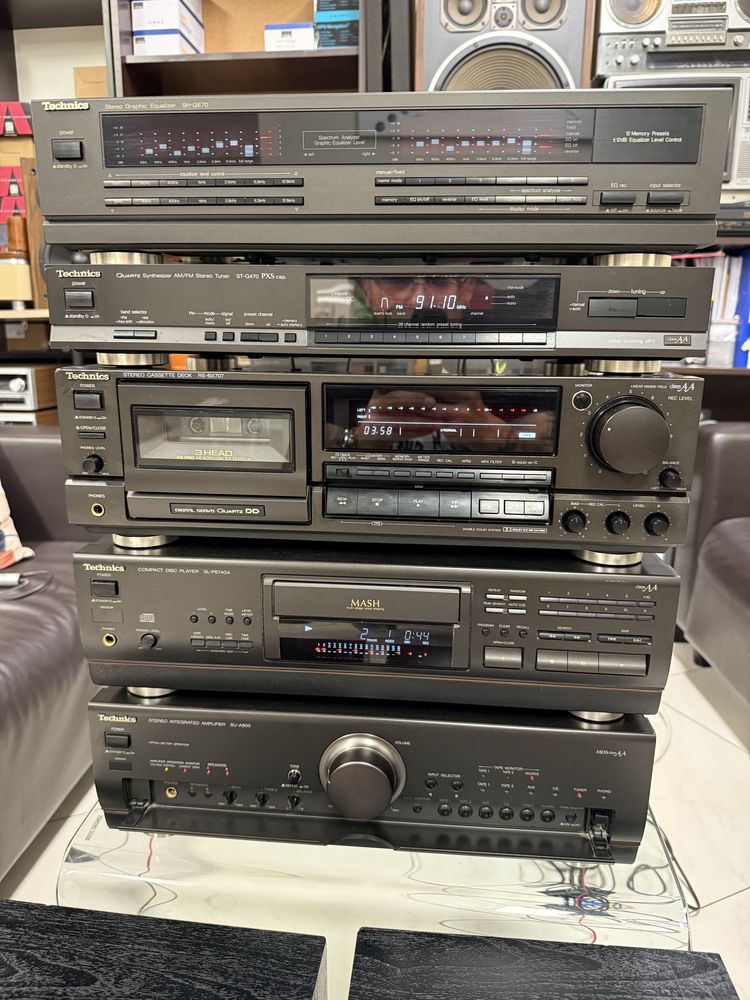Ретро аудио система сет Technics