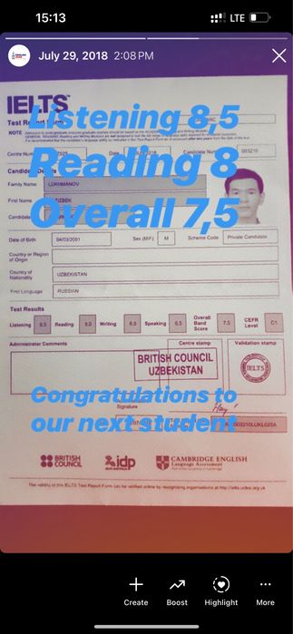 Ielts Ingliz Tili Tashkent