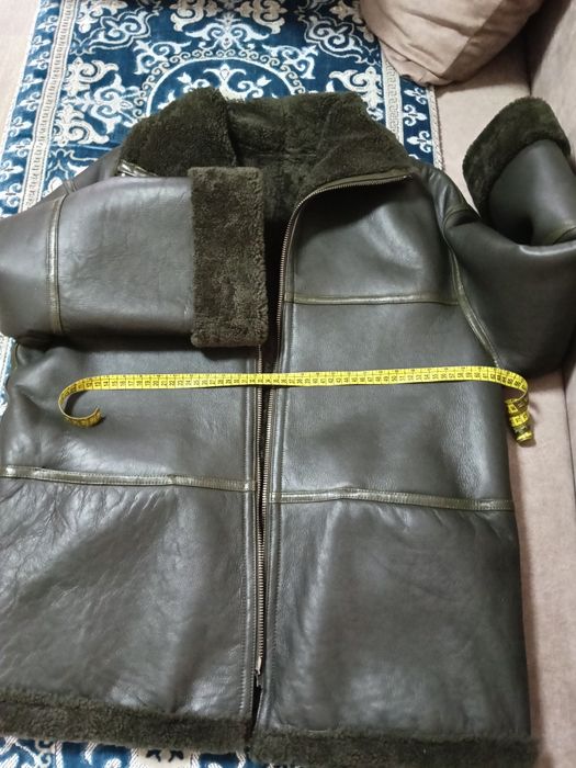 Дублёнка кожа и мех натуральный