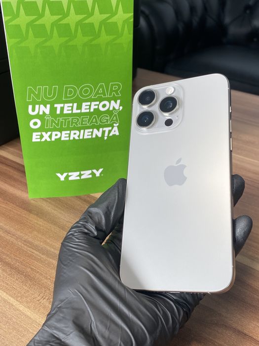 iPhone 15 Pro Max / 256 GB / Sănătate baterie 100% / Ca nou